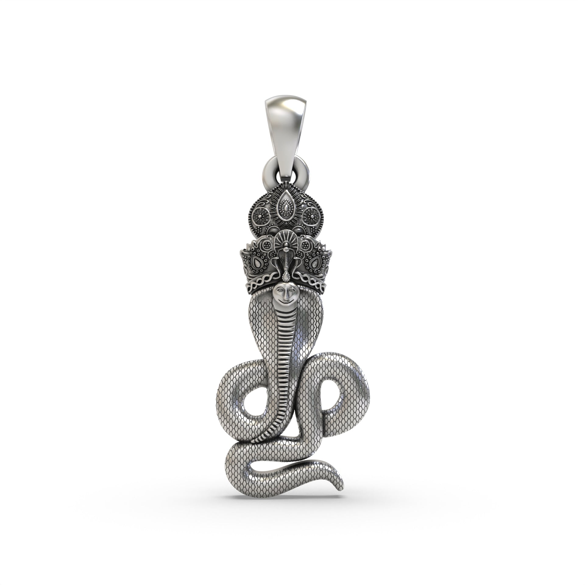 Silver Goga Maharaj Pendant