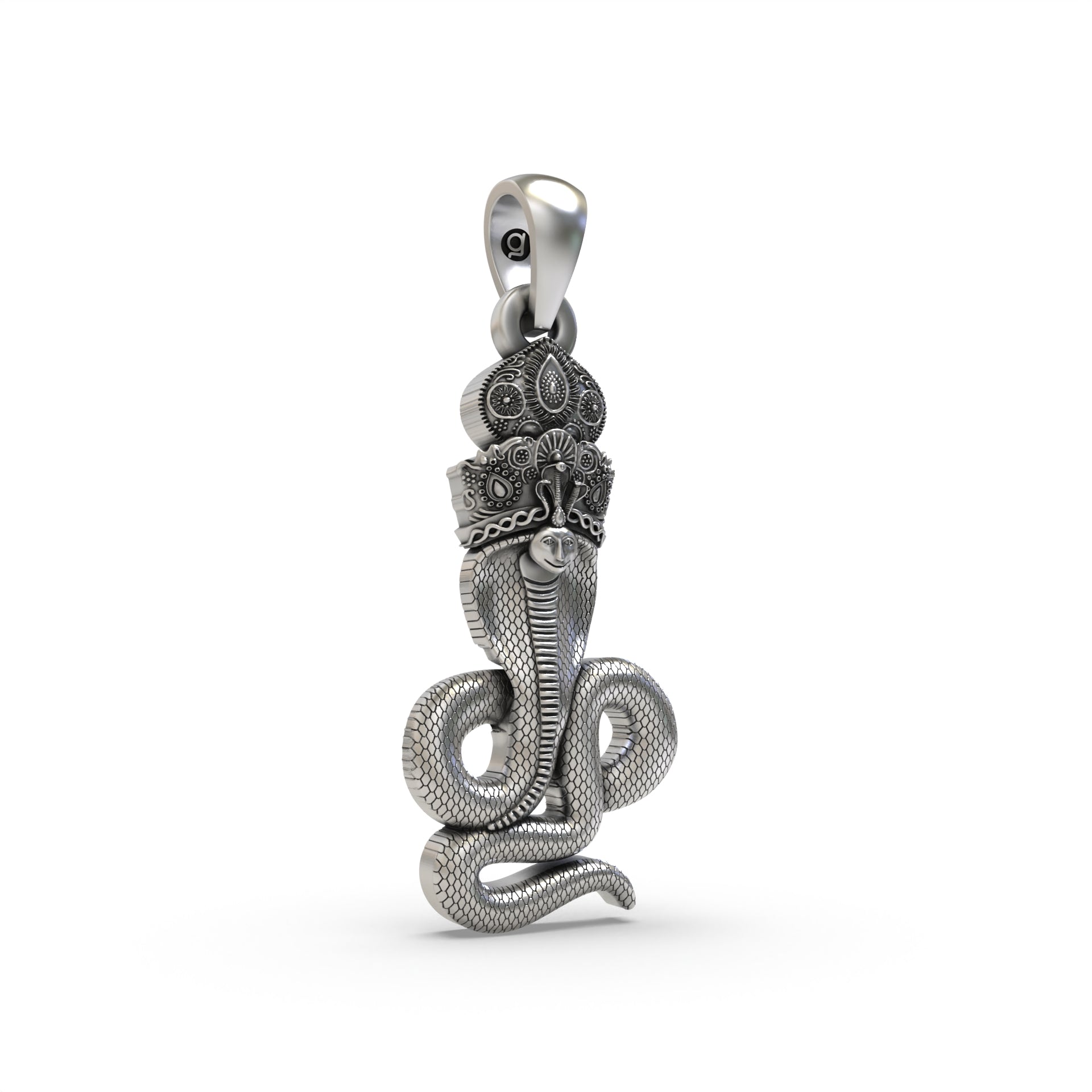 Silver Goga Maharaj Pendant