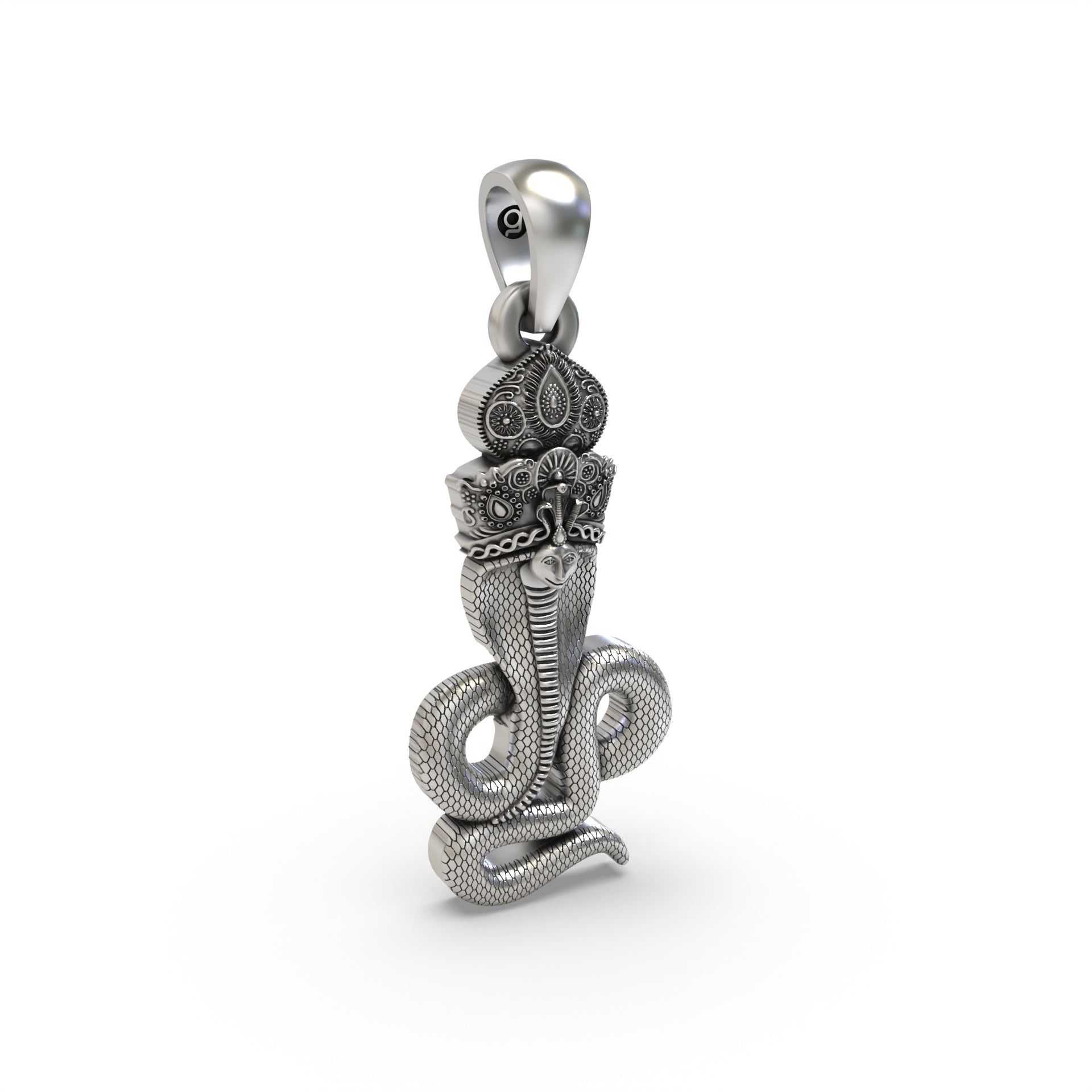 Silver Goga Maharaj Pendant