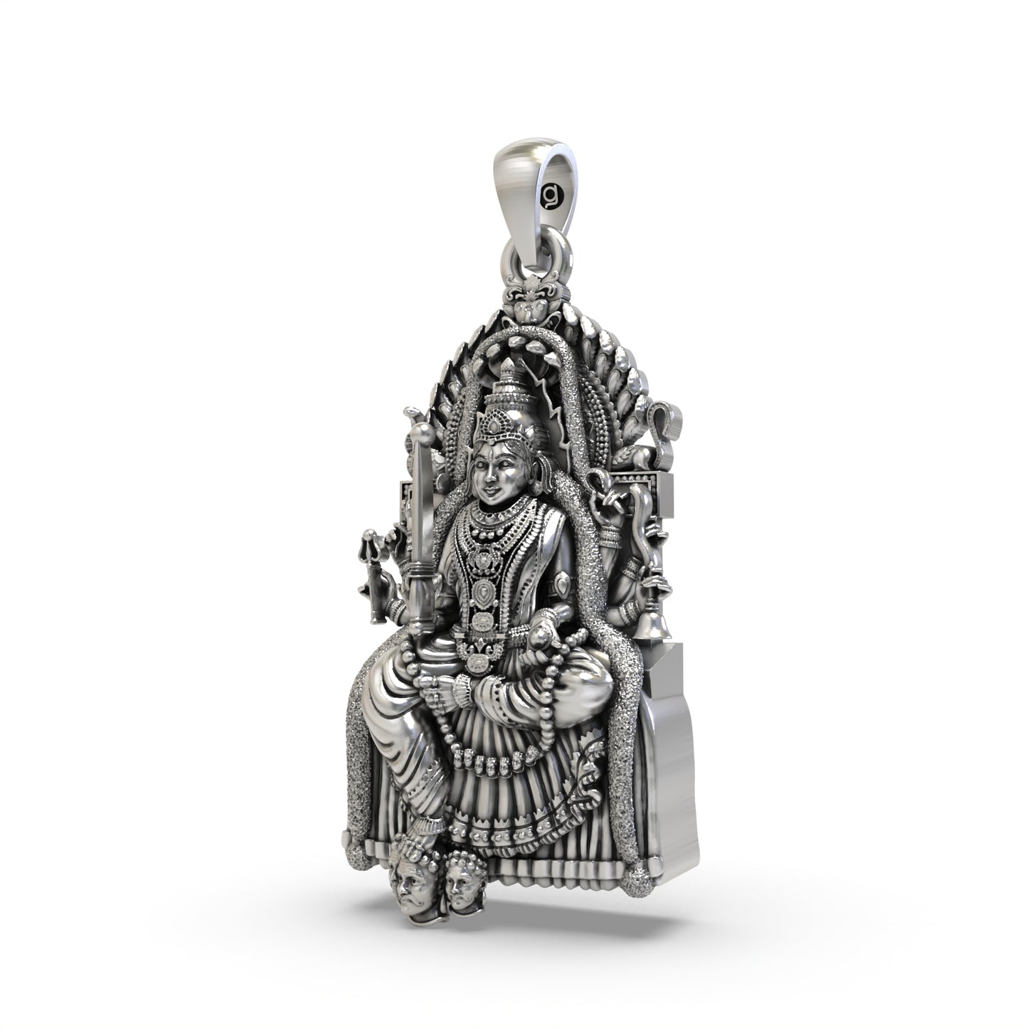 925 Sterling Silver Samayapuram Mariamman Locket