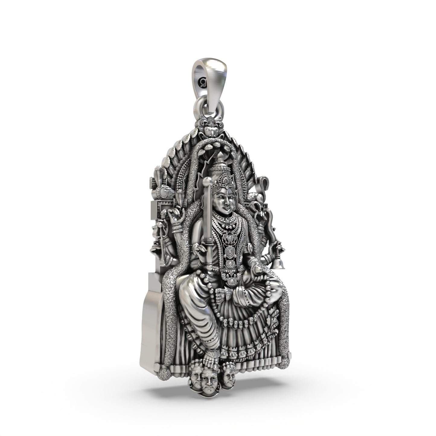 925 Sterling Silver Samayapuram Mariamman Locket