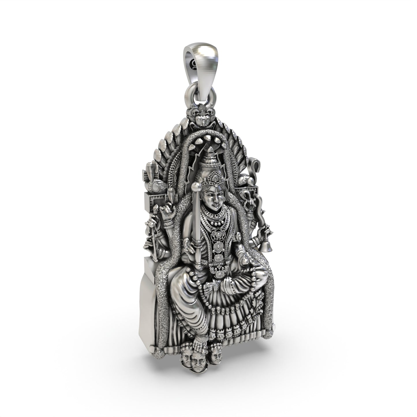 925 Sterling Silver Samayapuram Mariamman Locket