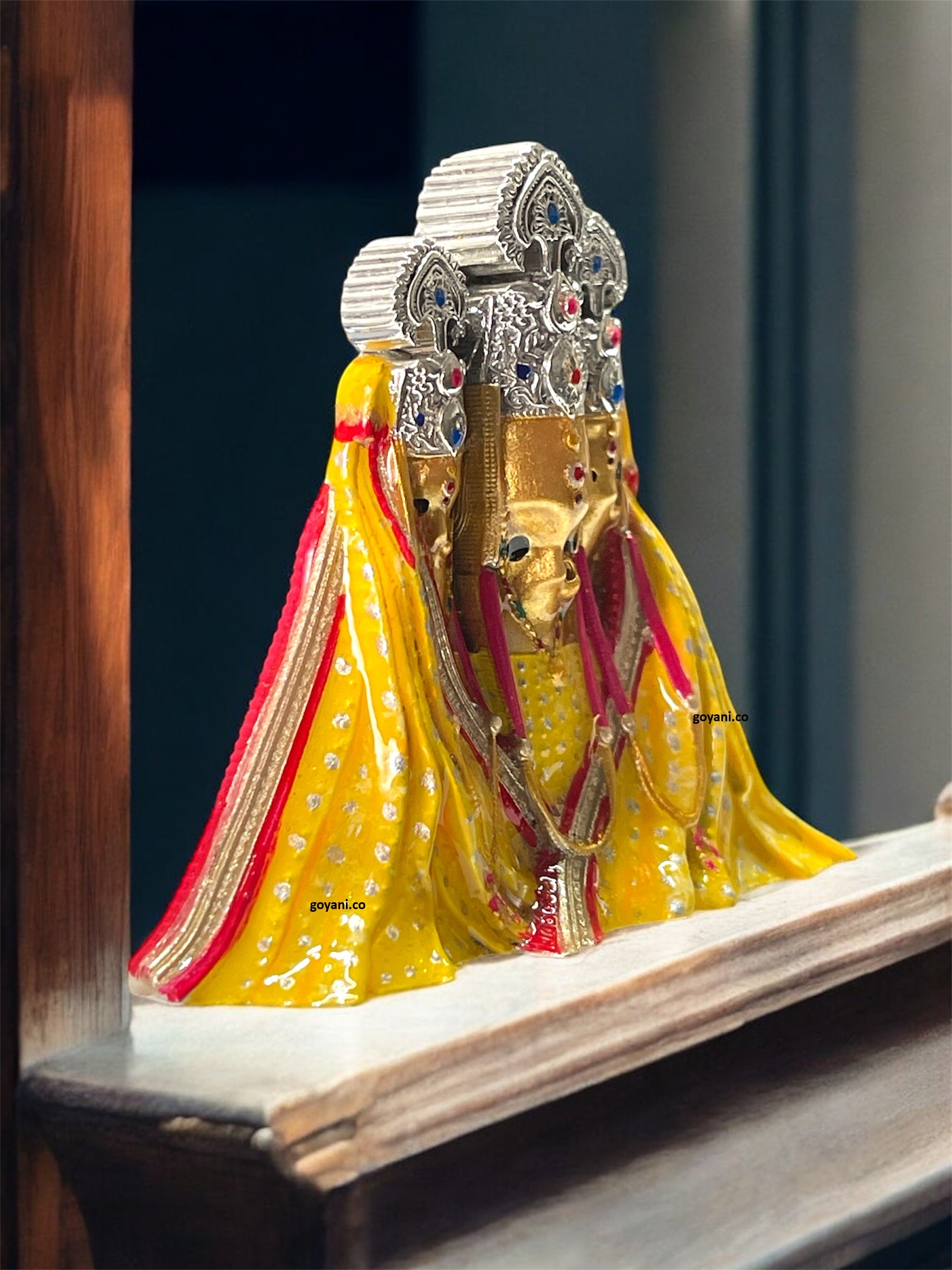 925 Silver Pitambara Bagalamukhi Mata Idol – Divine Shakti Gift