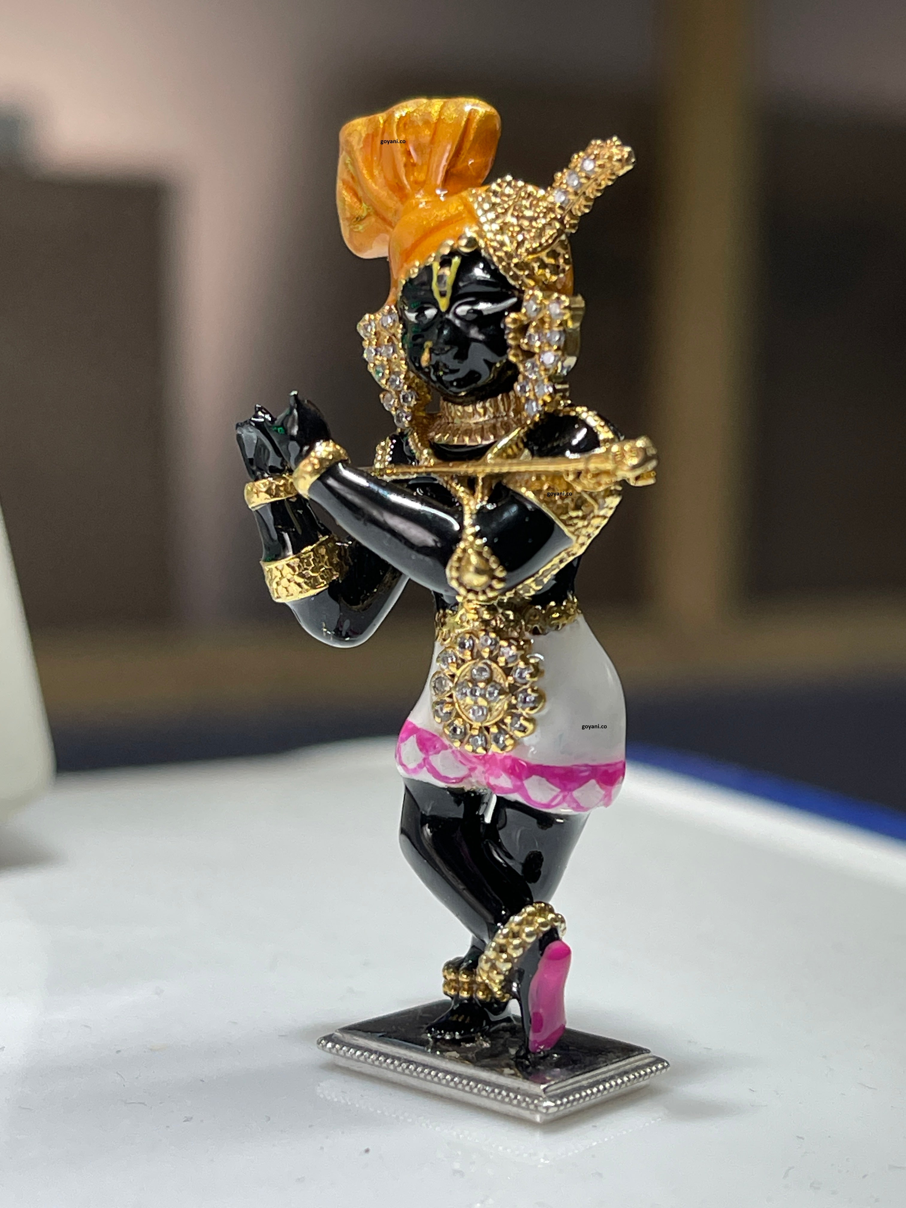 925 Silver Radha Raman Idol