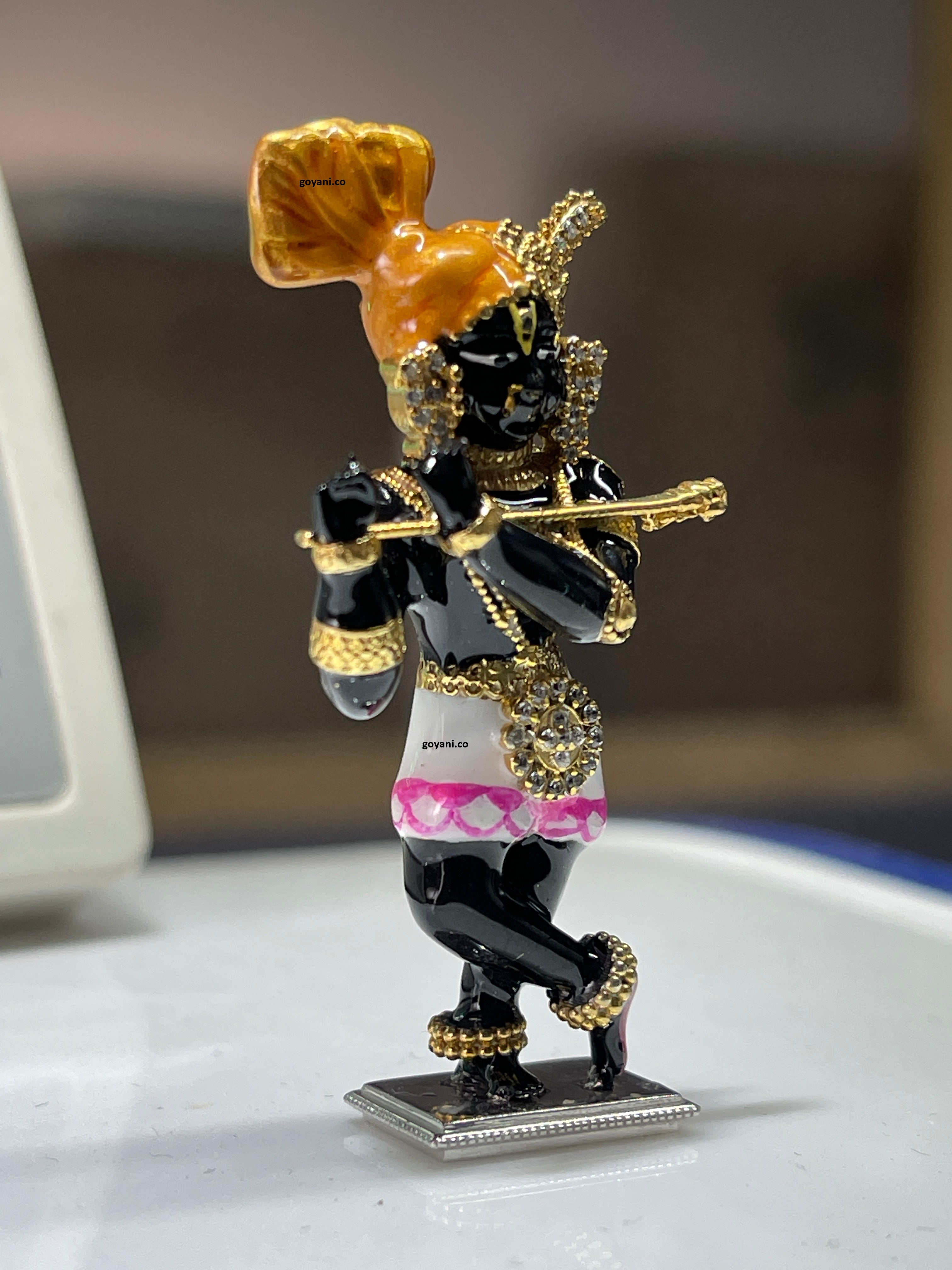 925 Silver Radha Raman Idol