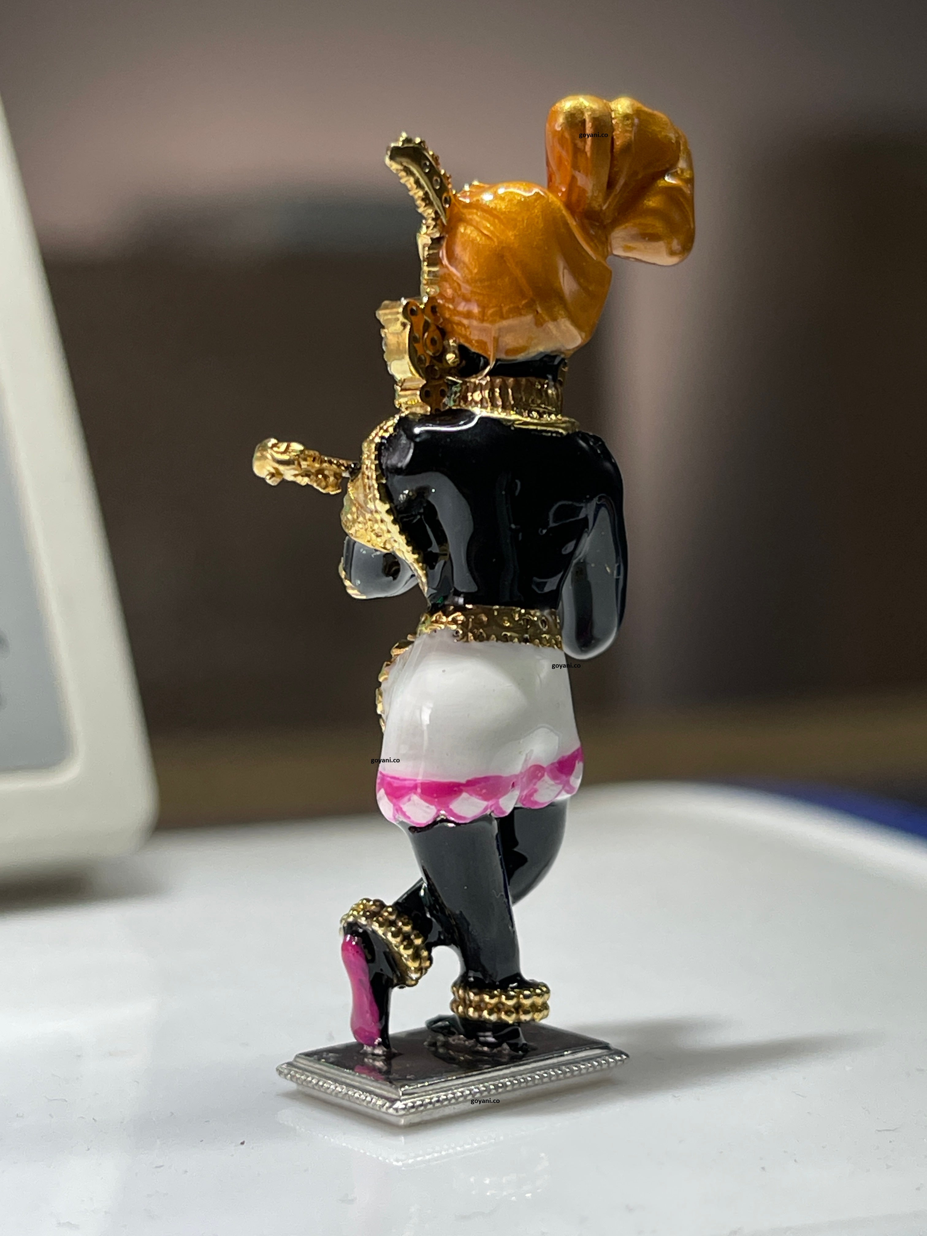925 Silver Radha Raman Idol