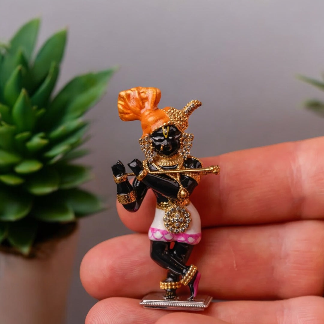 925 Silver Radha Raman Idol