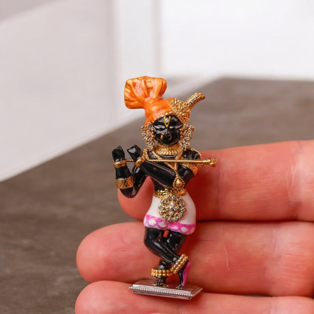 925 Silver Radha Raman Idol