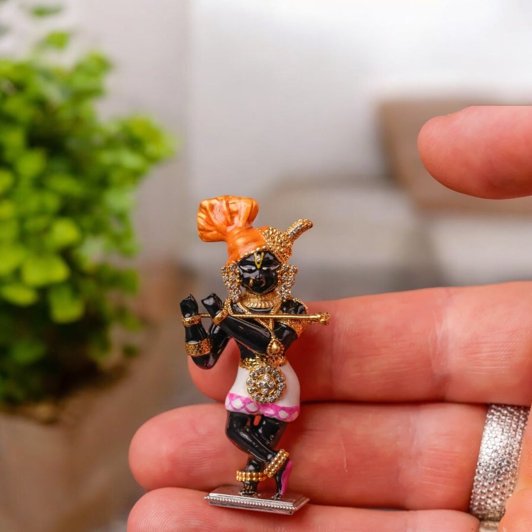 925 Silver Radha Raman Idol