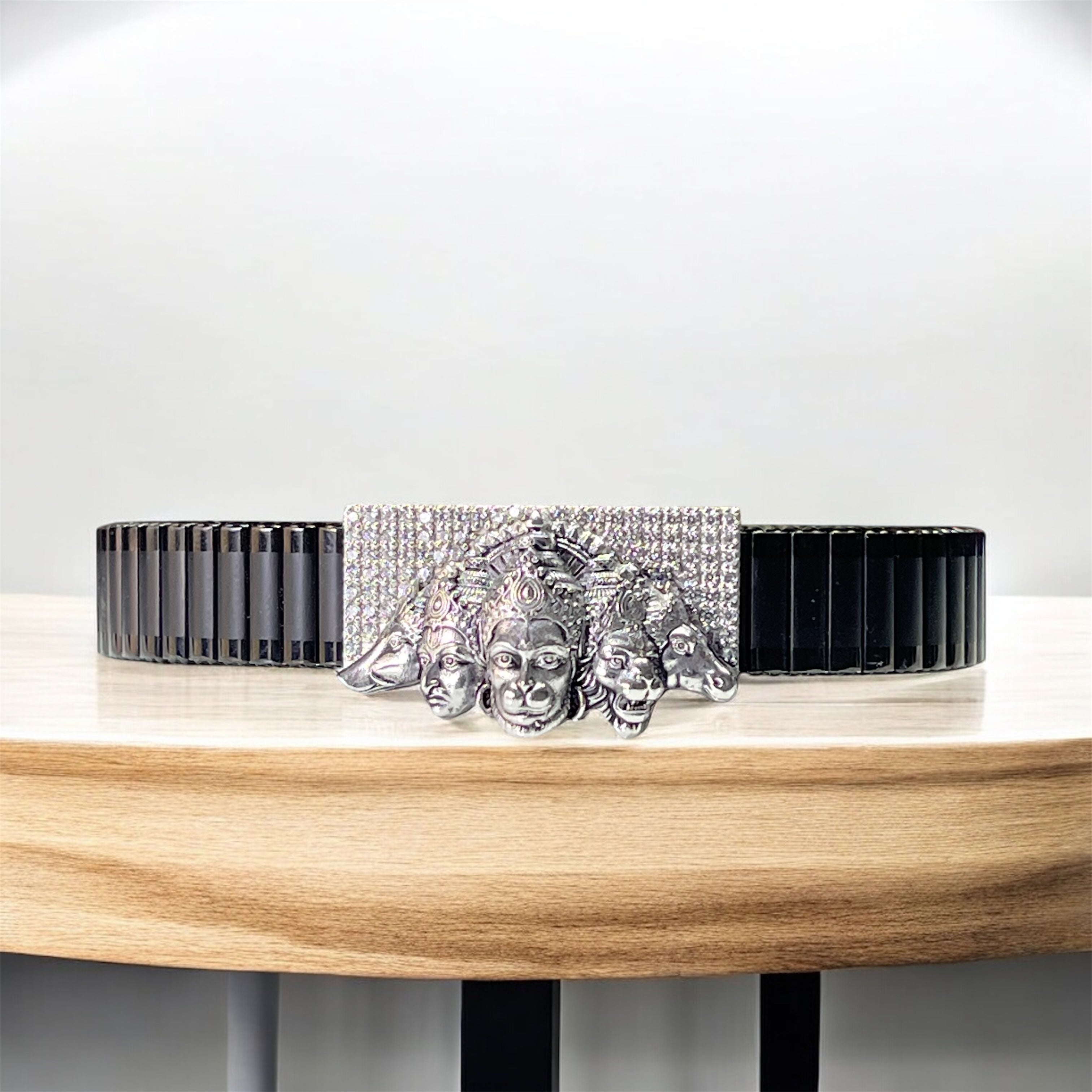 925 Silver Panchmukhi Hanuman Bracelet
