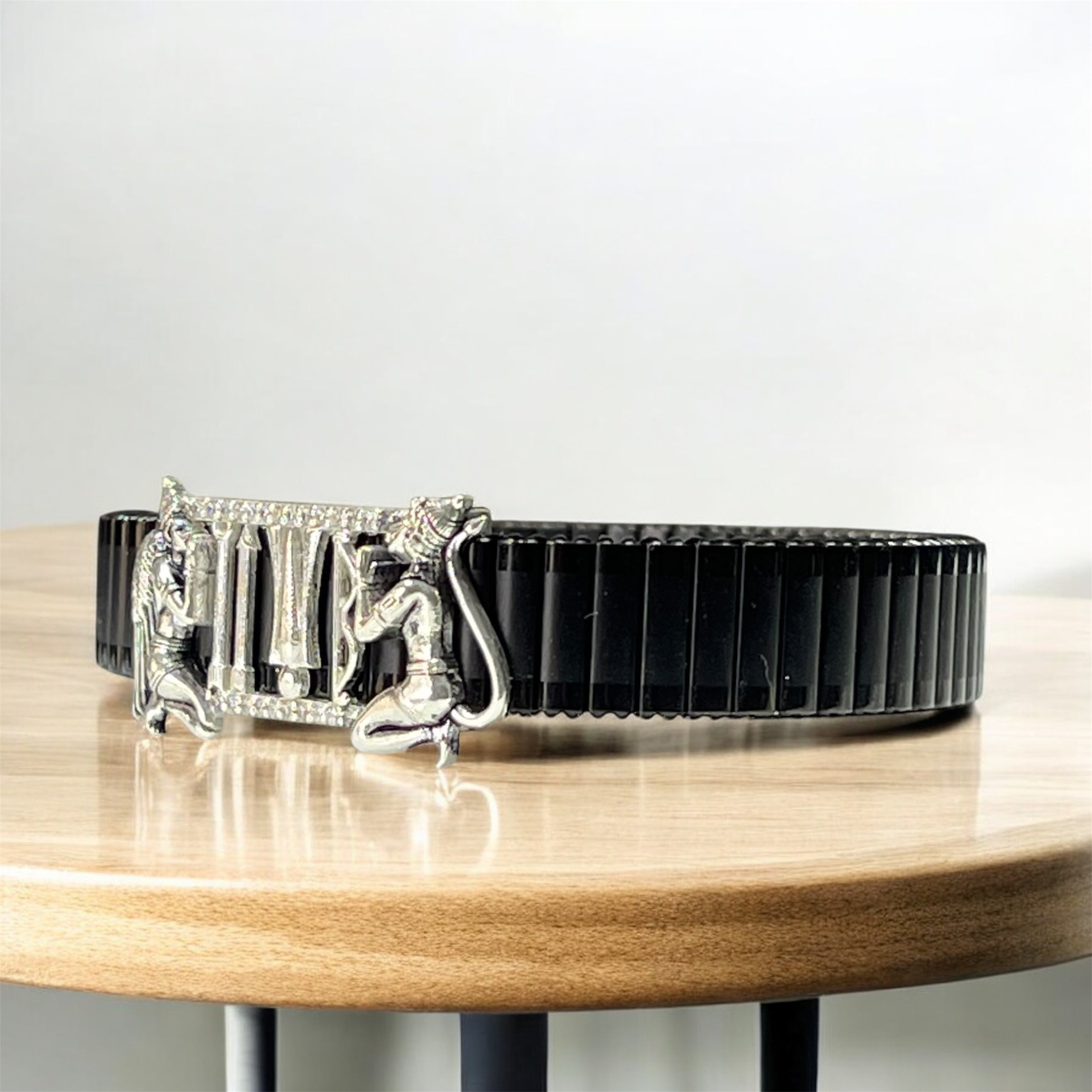 925 Silver Tirupati Balaji Tilak Bracelet | Garuda & Hanuman Side Motifs