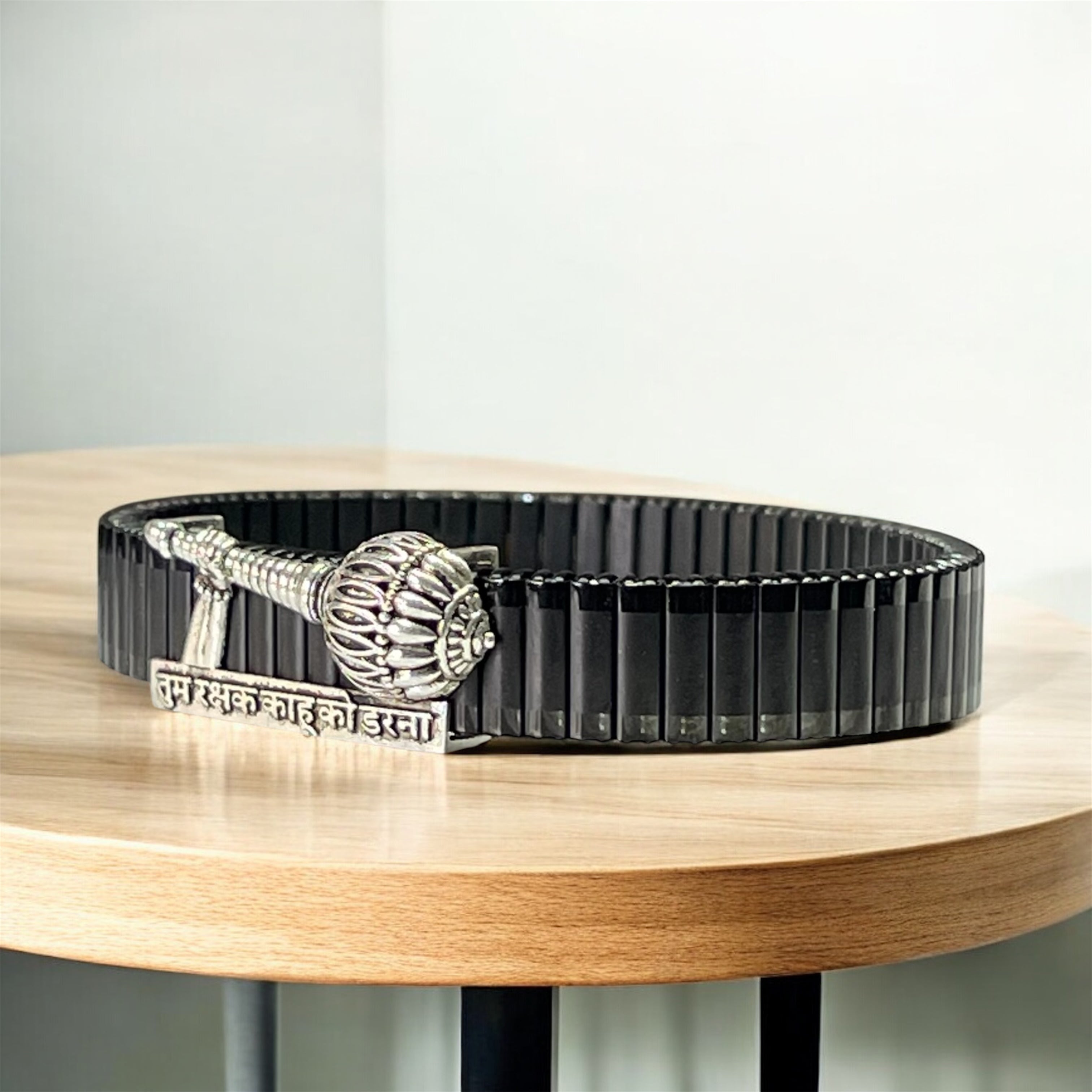 925 Silver Hanuman Gada Bracelet