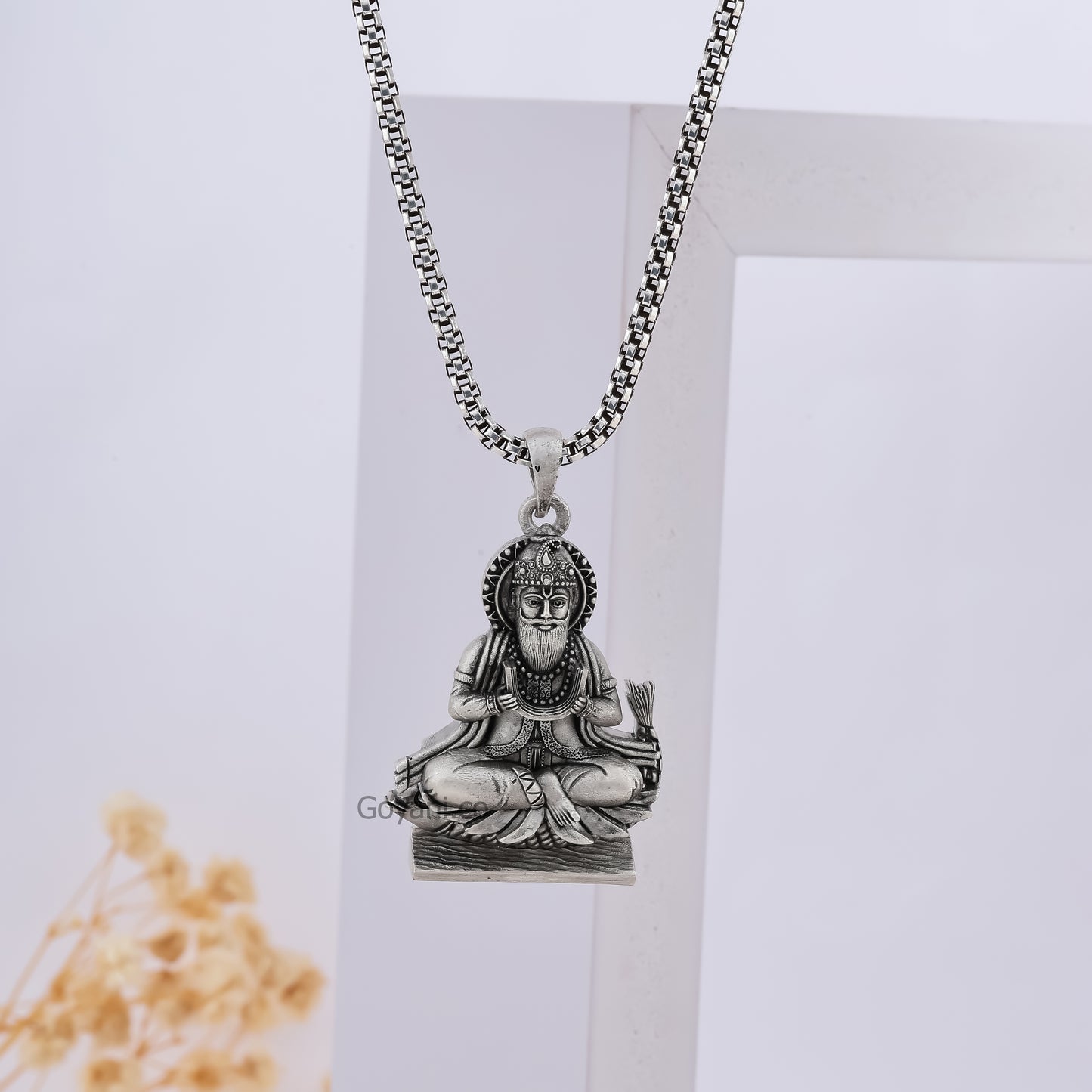 925 Sterling Silver Jhulelal Pendant