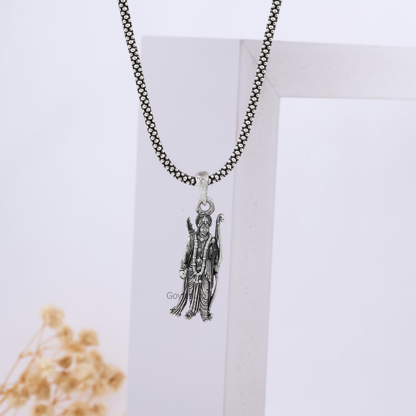 SIlver Lord Ram Pendant