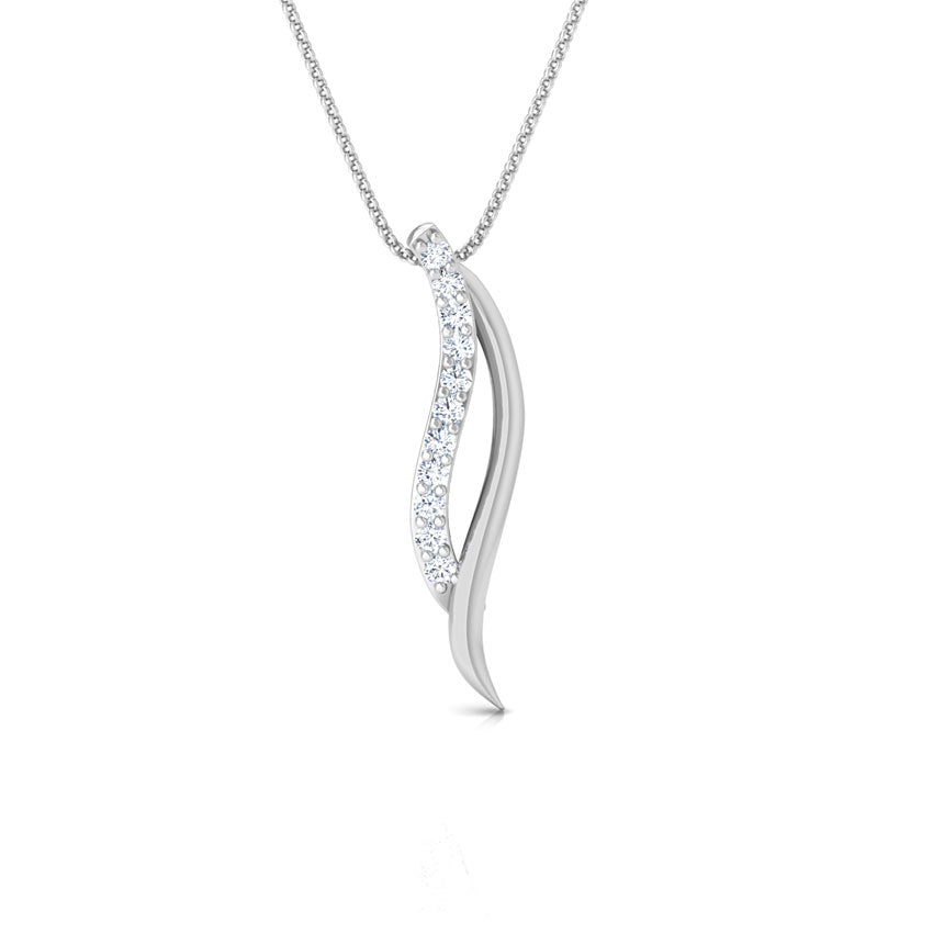 925 Silver Svelte Diamond Chain Pendant