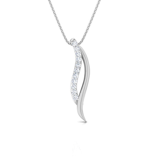 925 Silver Svelte Diamond Chain Pendant