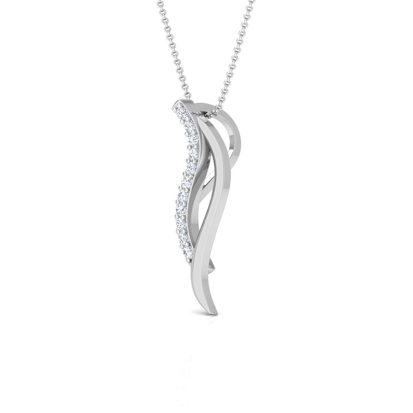 925 Silver Svelte Diamond Chain Pendant