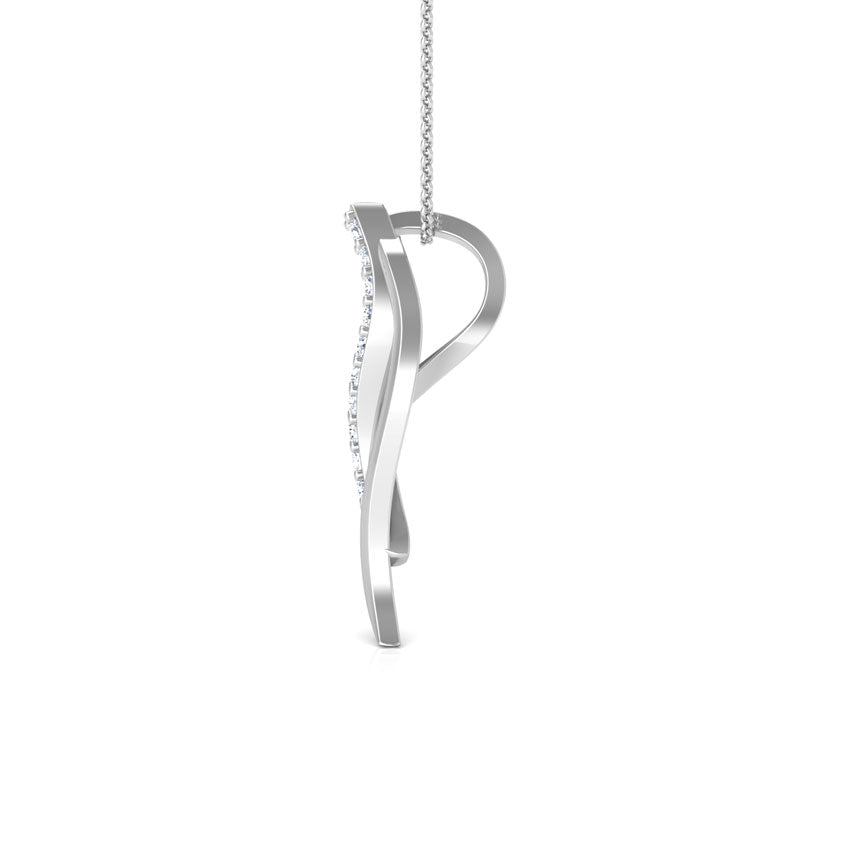 925 Silver Svelte Diamond Chain Pendant