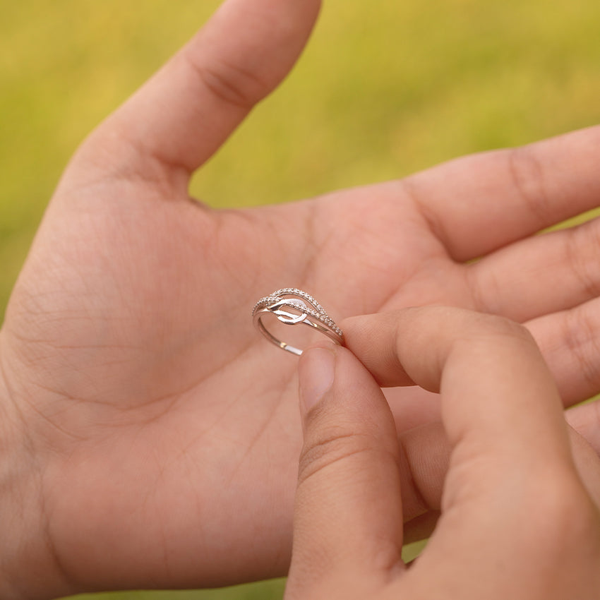 Entwined Affection Silver Ring: A Symbol of Enduring Love