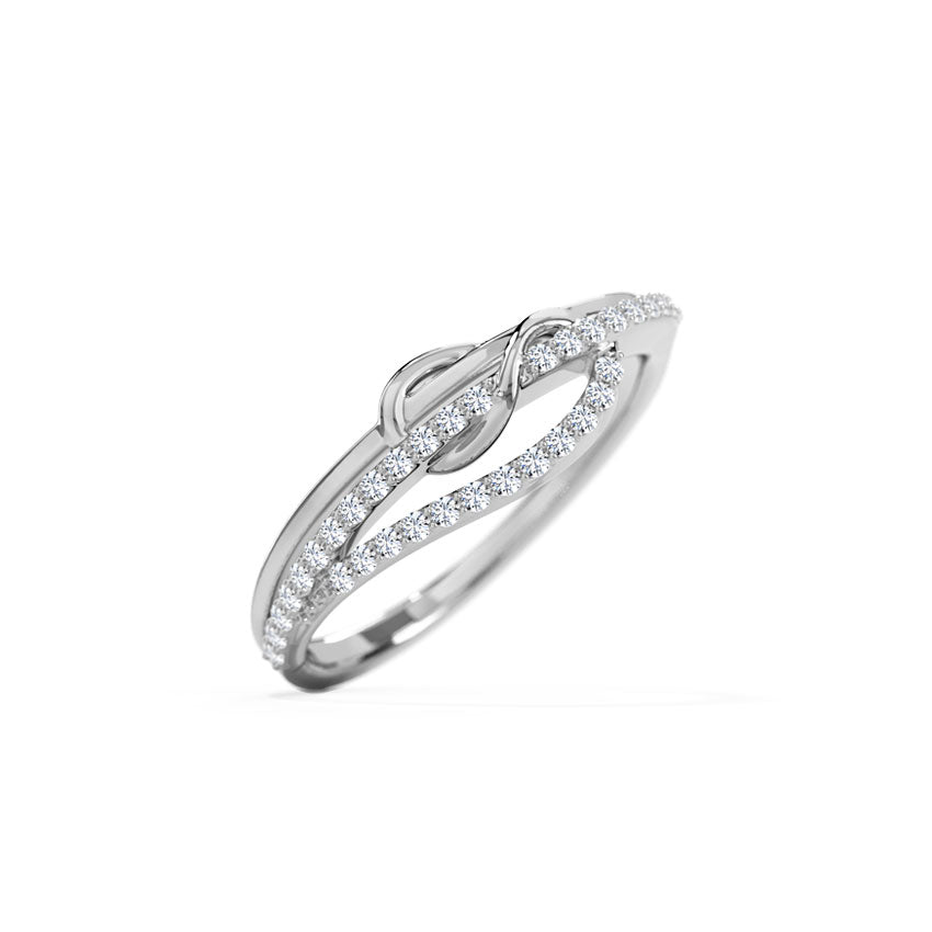 Entwined Affection Silver Ring: A Symbol of Enduring Love