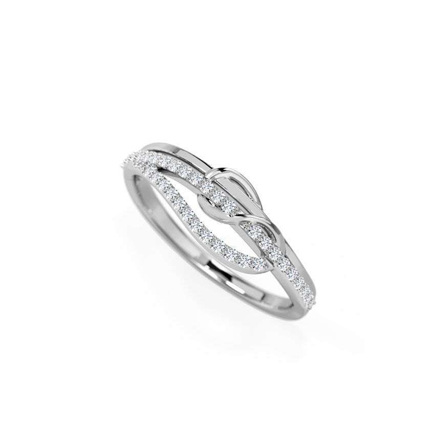 Entwined Affection Silver Ring: A Symbol of Enduring Love