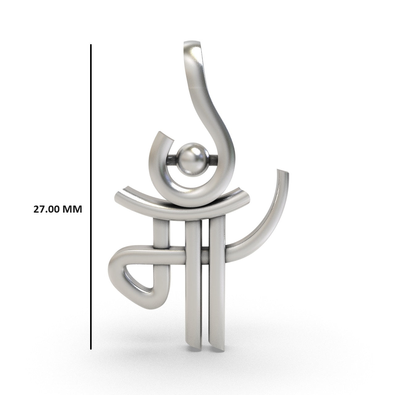 Silver Maa pendant