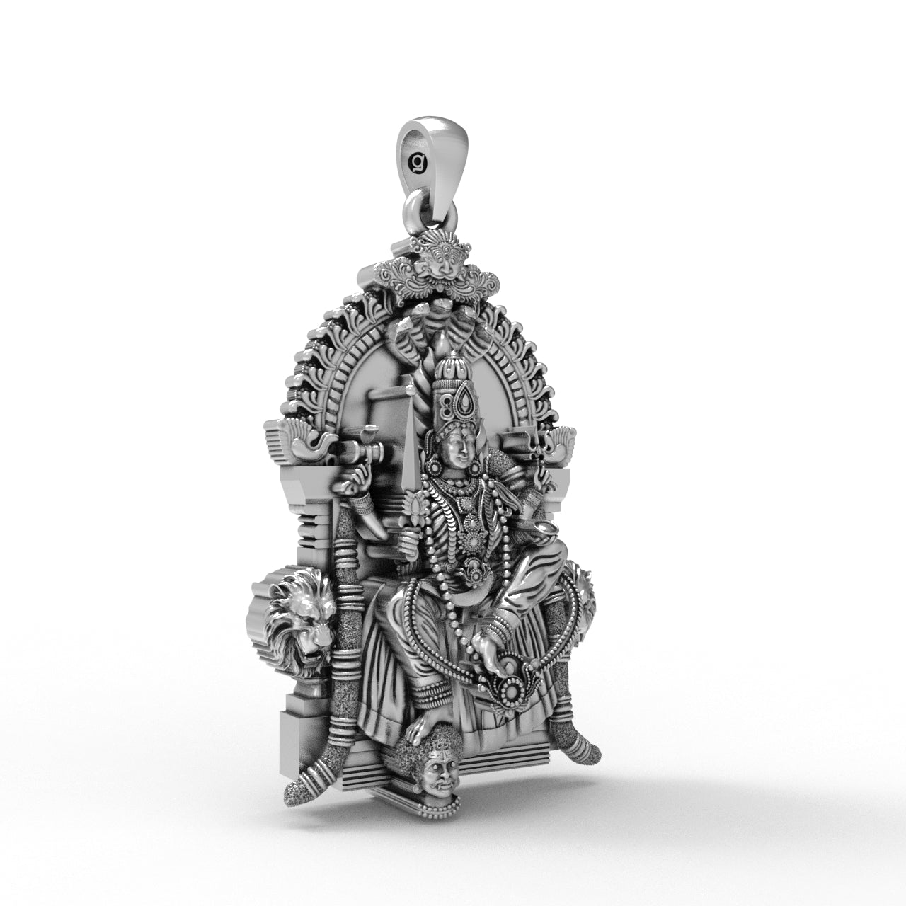 Angala Parameswari Amman 925 Silver Pendant